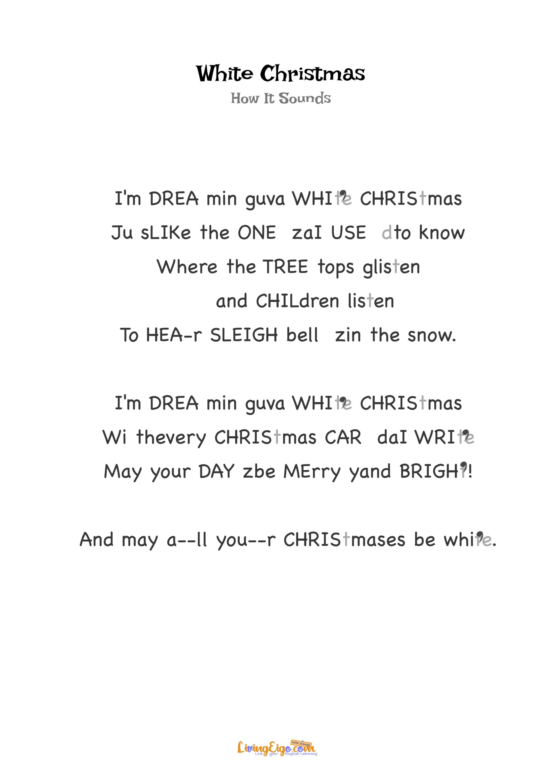 White Christmas, LE with Songs p 3