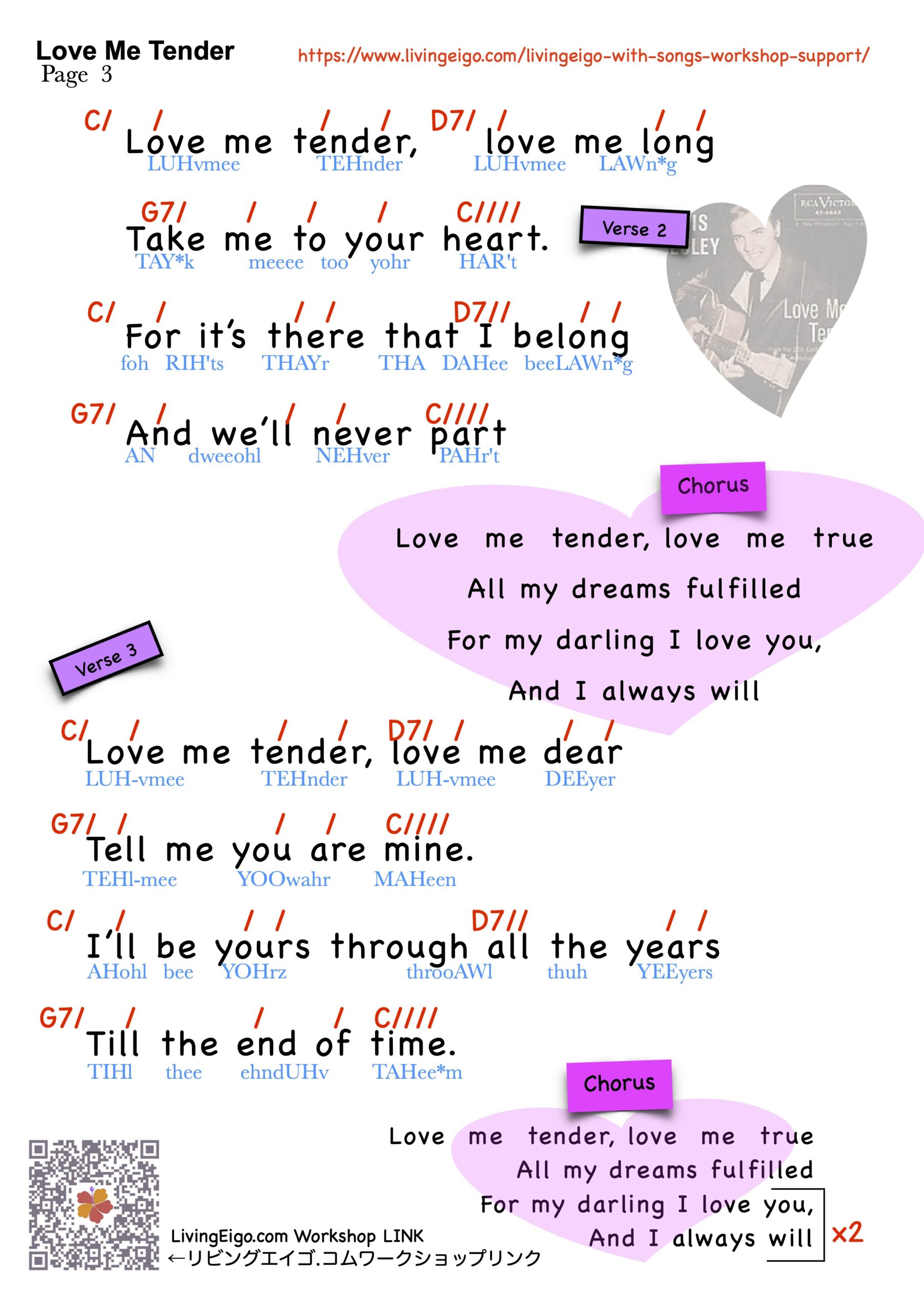 Love Me Tender, Lyrics